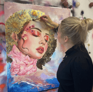 Ellis Hollering Painting