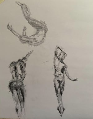 Gesture drawing _ Florencia Mena