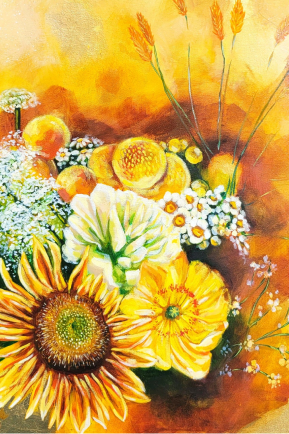 How to Create an Expressive Floral Painting-graduate art-2