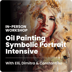 Oil Painting Symbolic Portrait Intensive