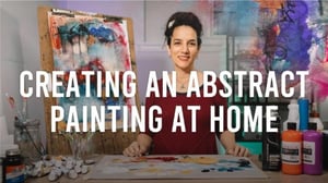 Abstract Painting At Home