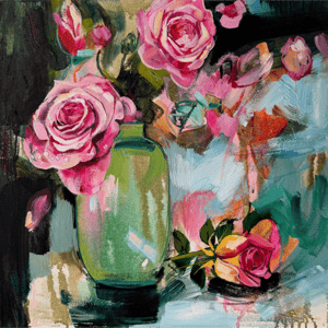 shorby-How to Create an Acrylic Floral Painting