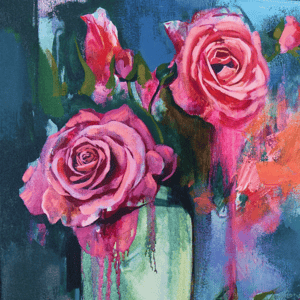 How to Create an Acrylic Floral Painting